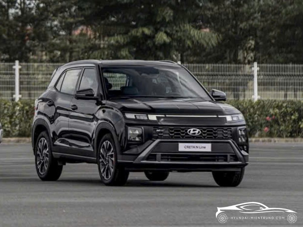 ảnh xe Hyundai Creta 2025 phiên bản N-Line màu Đen