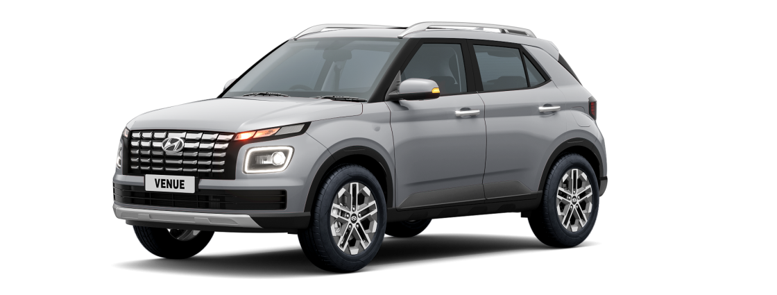 hyundai venue màu bạc