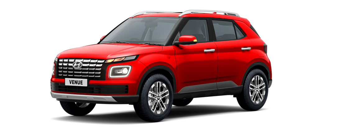 hyundai venue màu đỏ