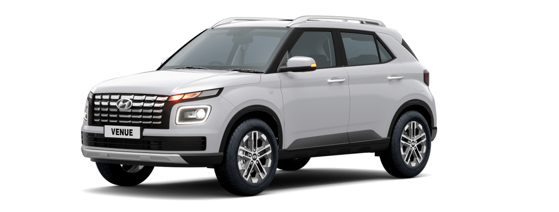 hyundai venue màu trắng