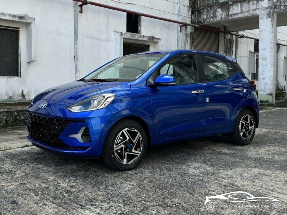 Hình ảnh xe Hyundai Grand I10 Hatchback AT màu Xanh Dương
