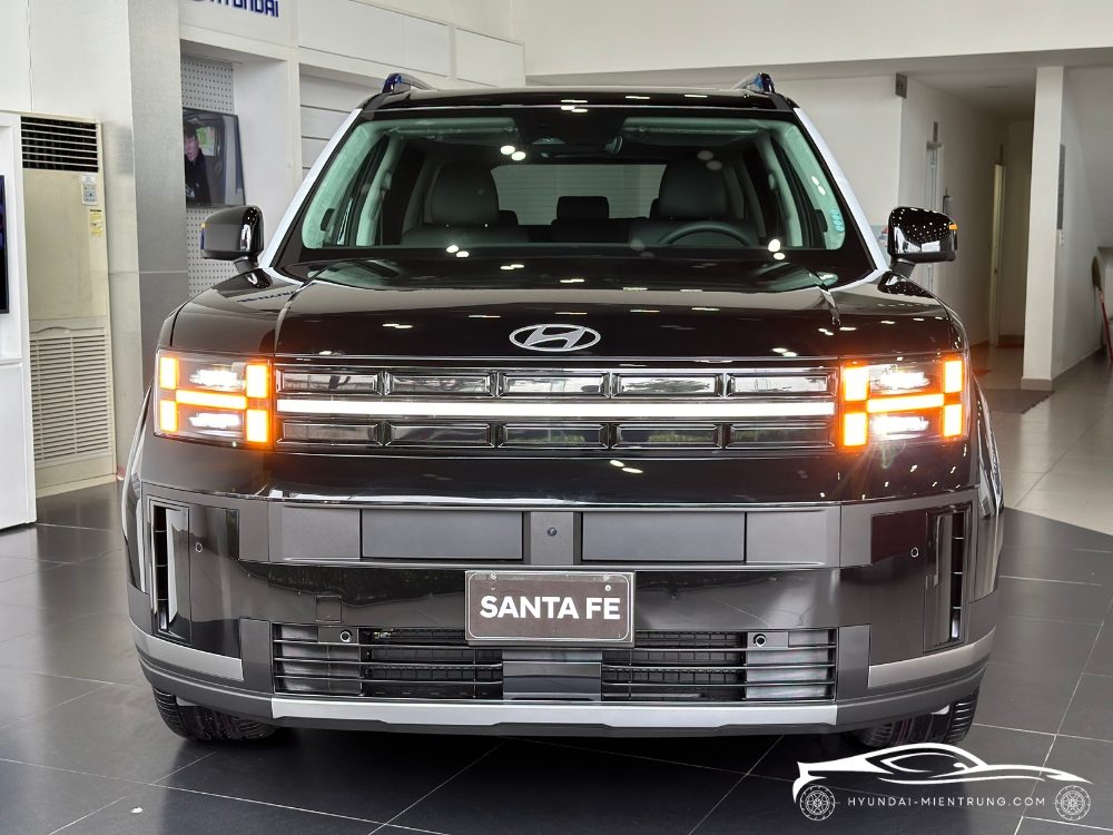 Hình ảnh xe Hyundai SantaFe Prestige màu Đen 2025