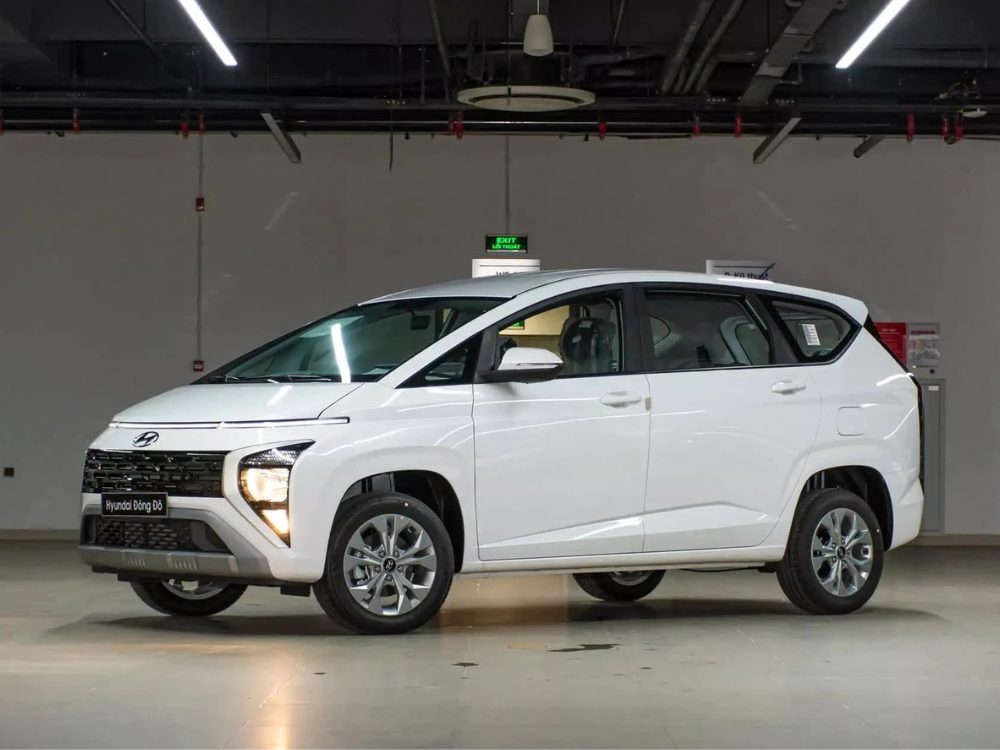 Hình ảnh ngoại thất xe Hyundai Stargazer Tiêu Chuẩn màu Trắng 2025