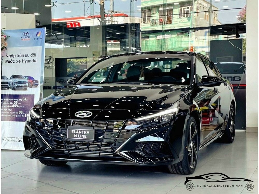 Hình ảnh xe Hyundai Elantra N-Line màu Đen