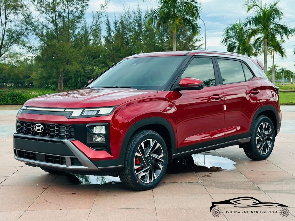 Hình ảnh xe Hyundai Creta N-Line màu Đỏ 2025
