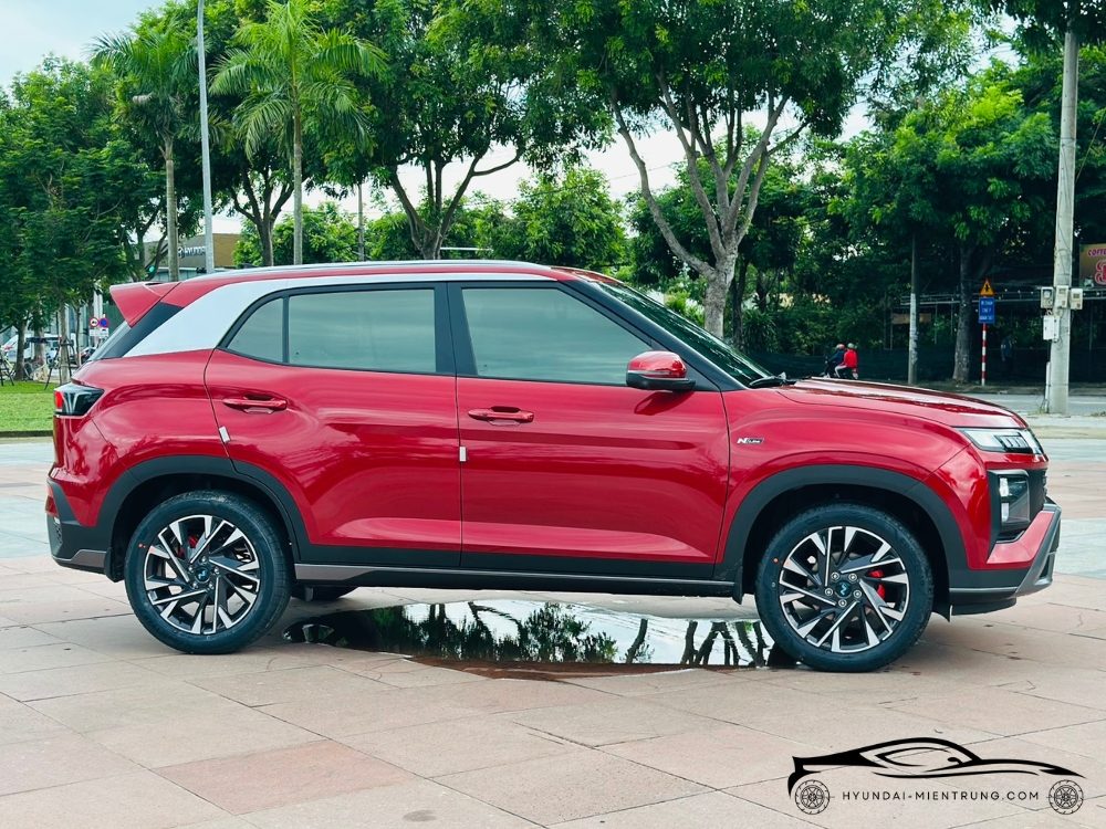 Hình ảnh xe Hyundai Creta N-Line màu Đỏ 2025