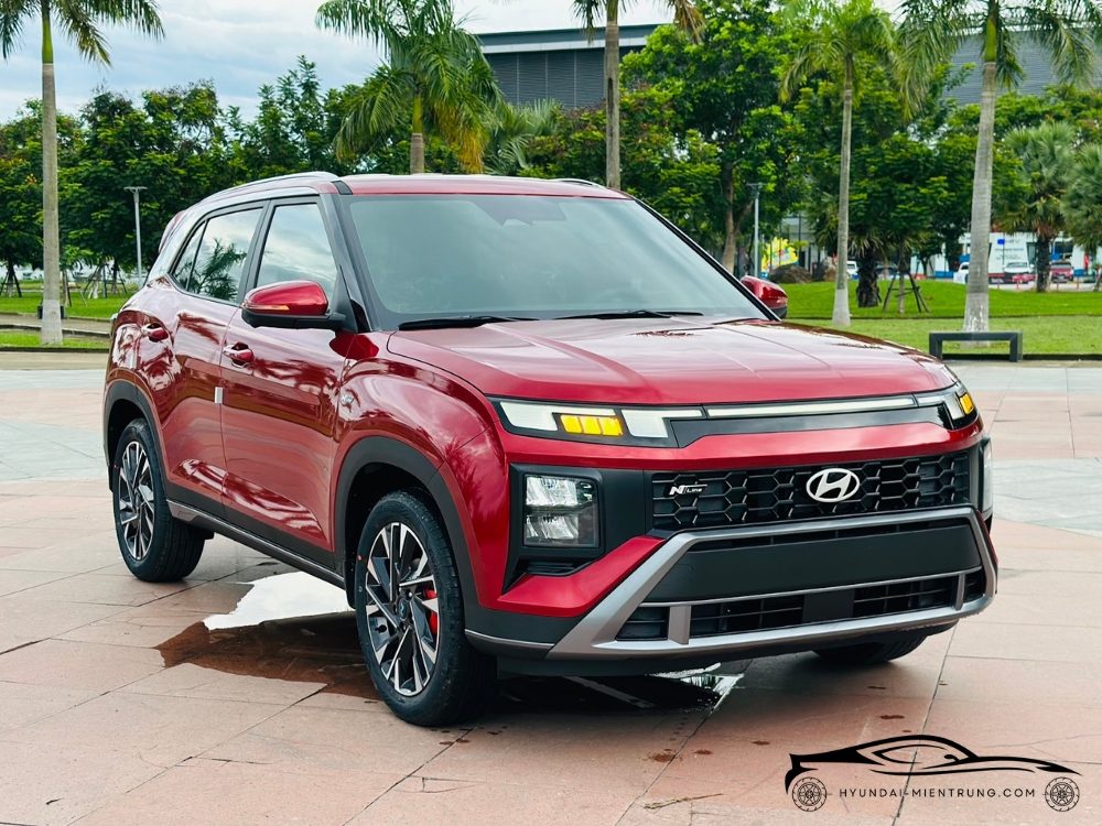 Hình ảnh xe Hyundai Creta N-Line màu Đỏ 2025