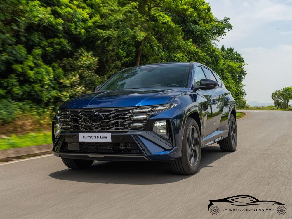 Hình ảnh xe Hyundai Tucson N-Line màu Xanh Dương 2025