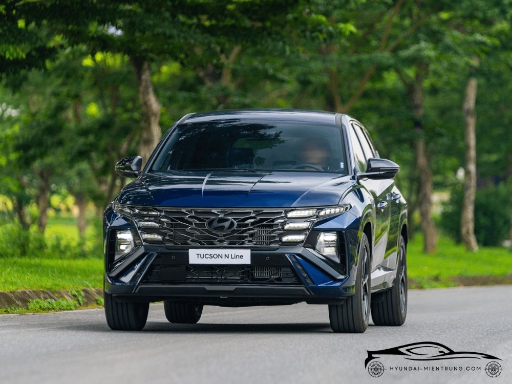 Hình ảnh xe Hyundai Tucson N-Line màu Xanh Dương 2025