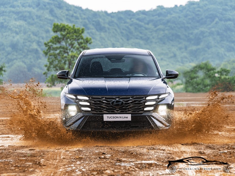 Hình ảnh xe Hyundai Tucson N-Line màu Xanh Dương 2025