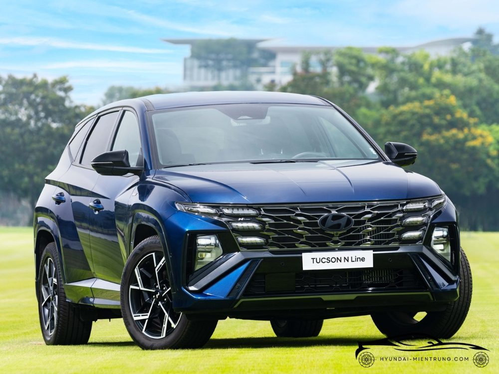 Hình ảnh xe Hyundai Tucson N-Line màu Xanh Dương 2025
