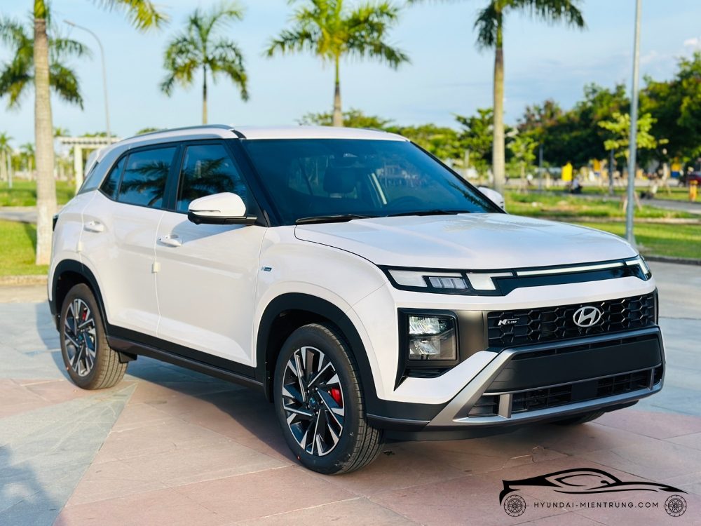 Hình ảnh xe Hyundai Creta N-Line màu Trắng