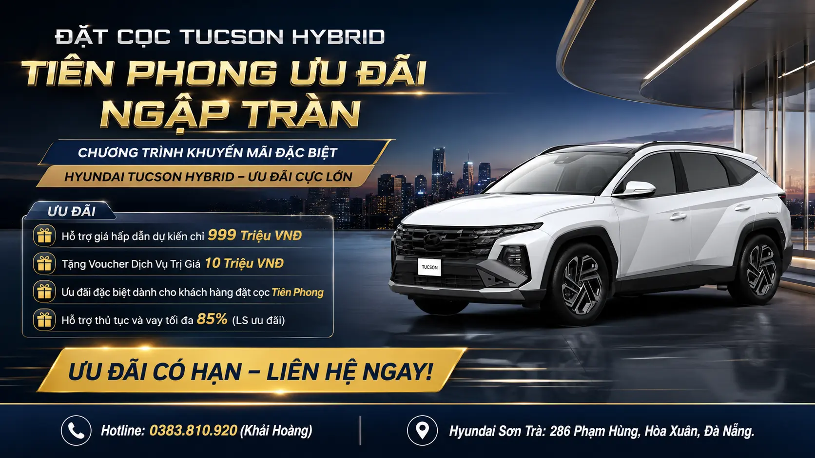 Hyundai Tucson Hybrid 2026: Giá xe & Thông số kỹ thuật mới nhất