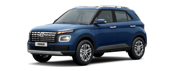 hyundai venue màu xanh dương