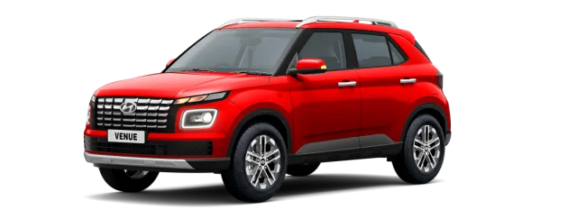 hyundai venue màu đỏ