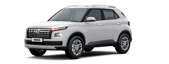 hyundai venue màu trắng