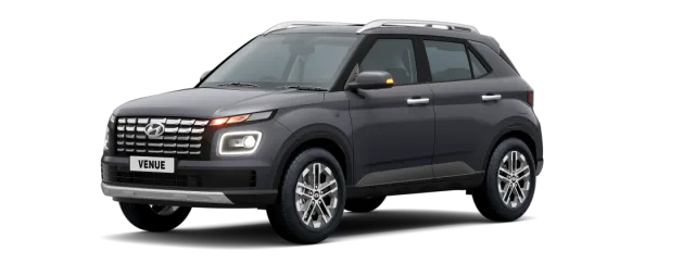 hyundai venue màu xám kim loại