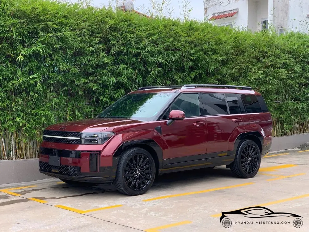 Hình ảnh xe Hyundai SantaFe Calligraphy Turbo màu Đỏ 2025