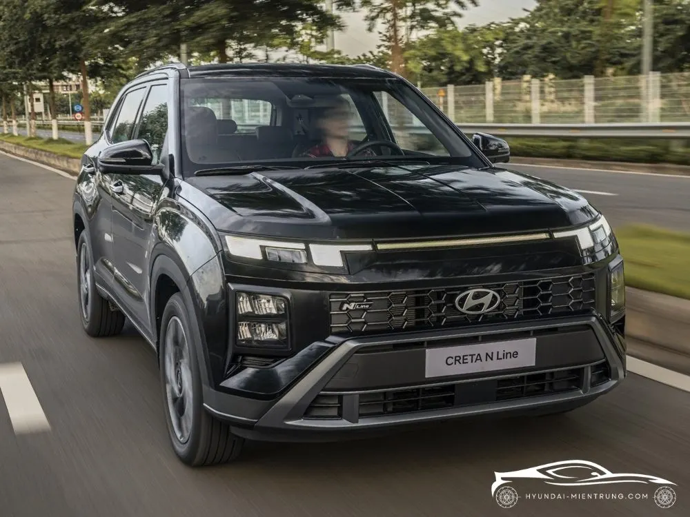 ảnh xe Hyundai Creta 2025 phiên bản N-Line màu Đen
