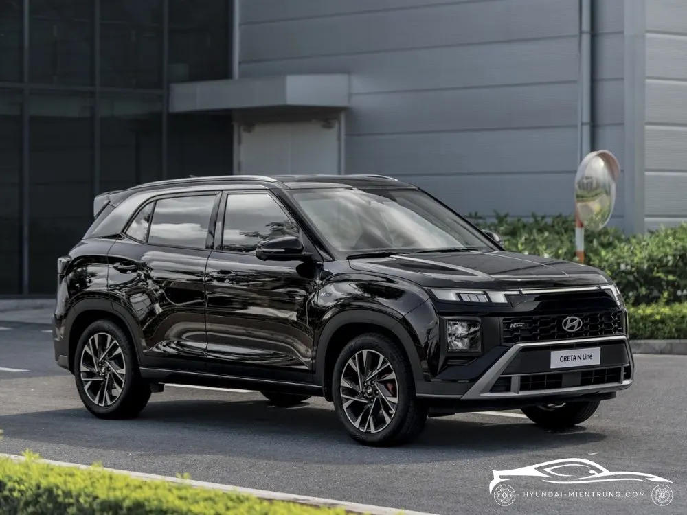 ảnh xe Hyundai Creta 2025 phiên bản N-Line màu Đen